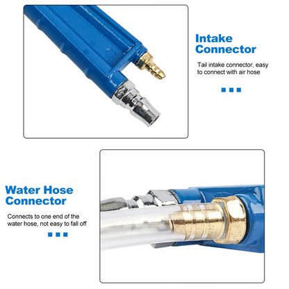 Air Blow Gun Copper Tip Long Metal Tube