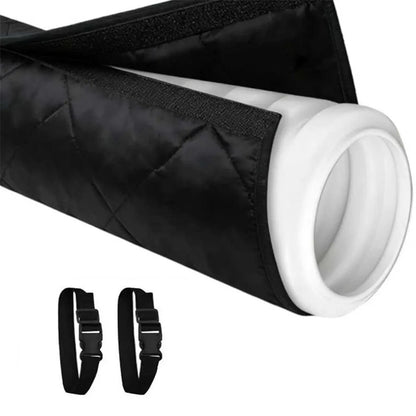 Air Conditioner Hose Cover Insulating Waterproof Zipper & Straps