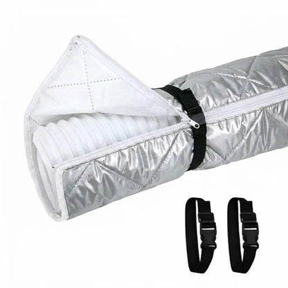 Air Conditioner Hose Cover Insulating Waterproof Zipper & Straps