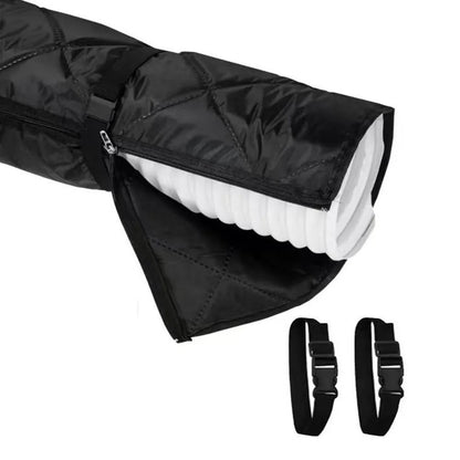 Air Conditioner Hose Cover Insulating Waterproof Zipper & Straps