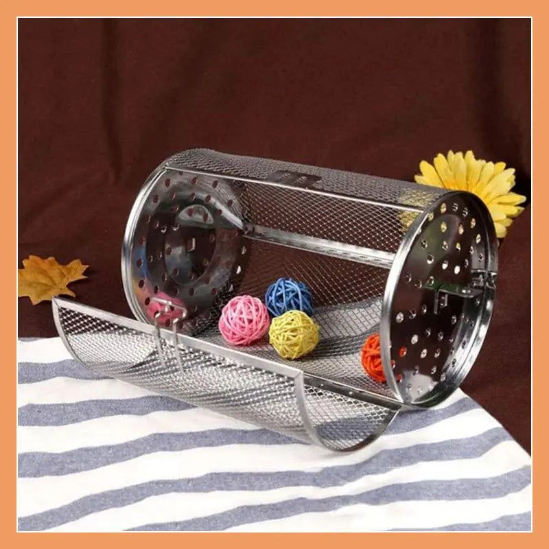 Air Fryer Rotisserie Basket 360° Rotating Stainless Steel