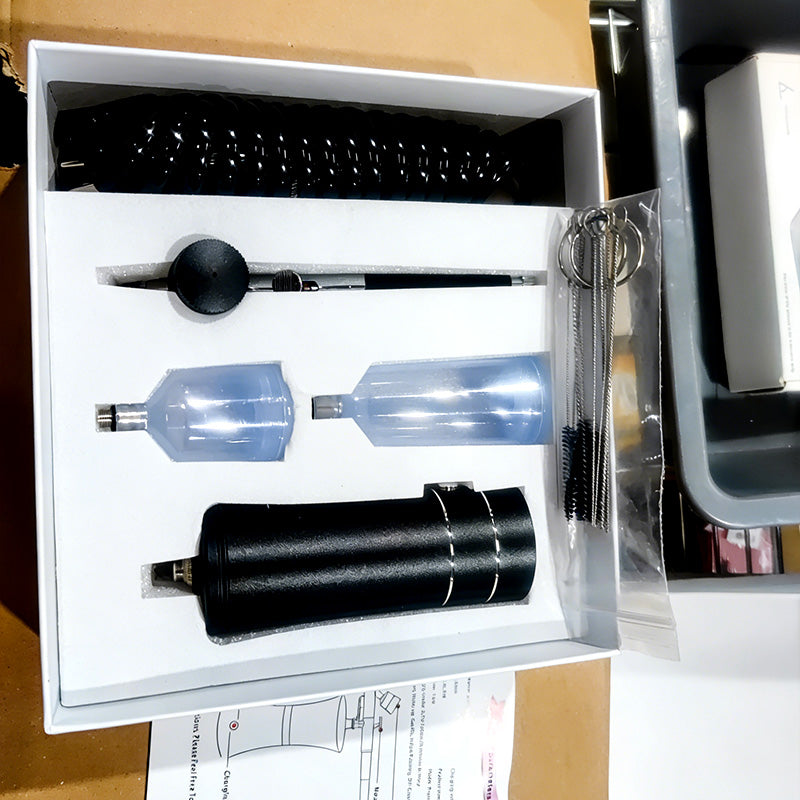 Airbrush Gun Cordless Rechargeable 3 Interchangeable Nozzles