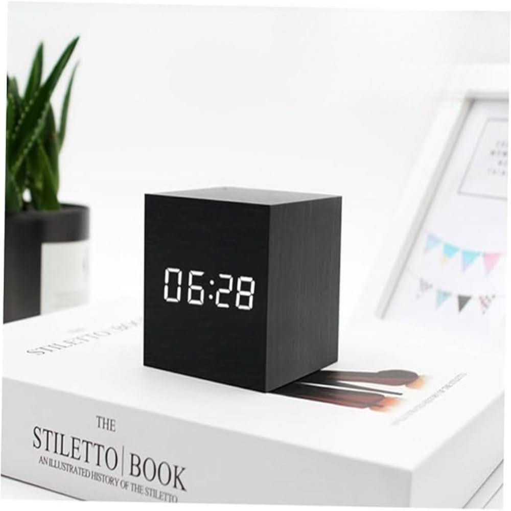 Alarm Clock LED Time & Temperature Automatic Night Dimming