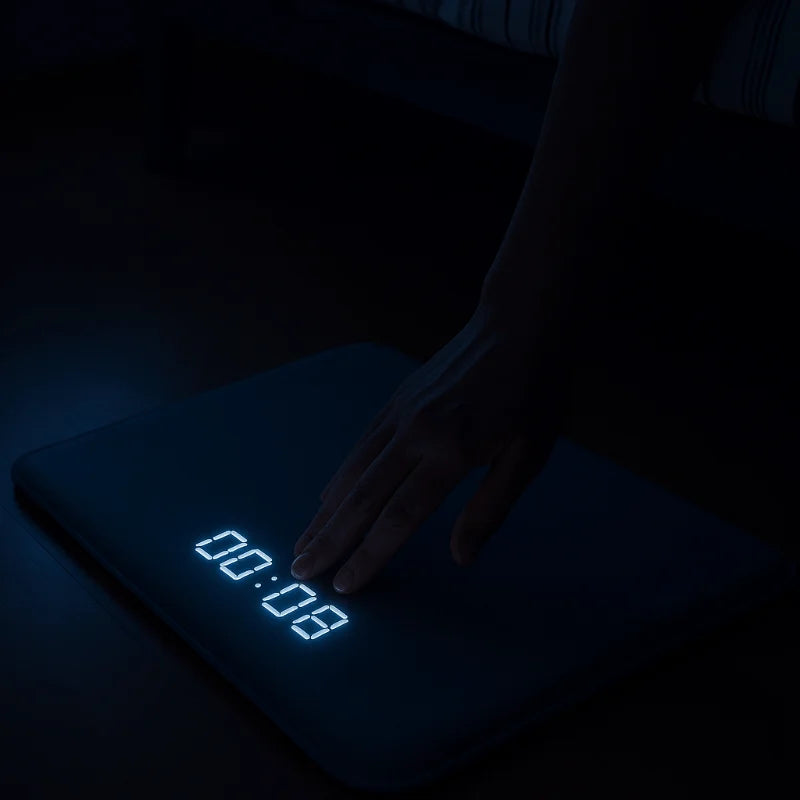 Alarm Clock Rug Pressure-Activated Battery-Powered