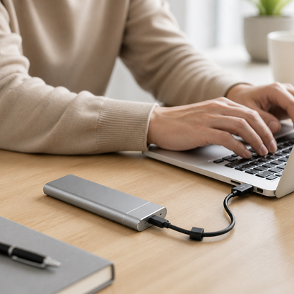 Aluminum External SSD (USB 3.1 Type-C)