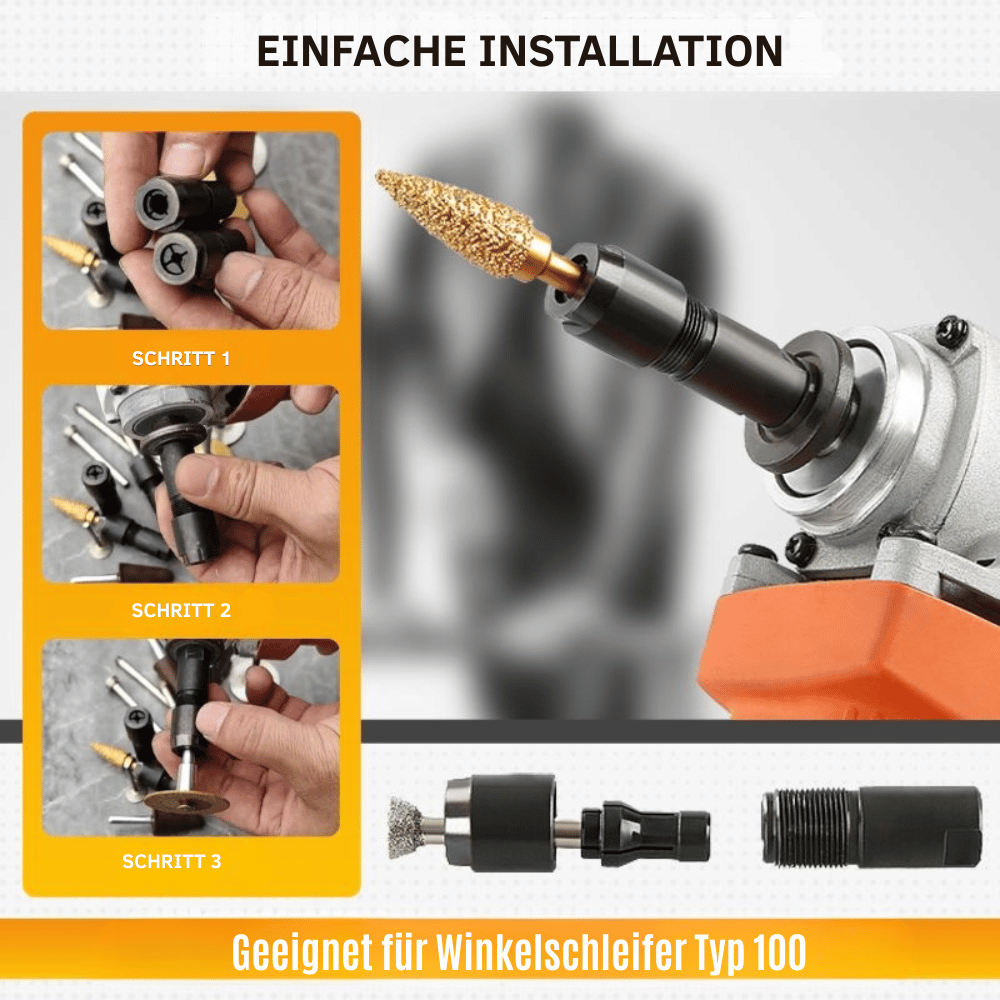 Angle Grinder Adapter Grinding Polishing & Cutting M10 Spindle