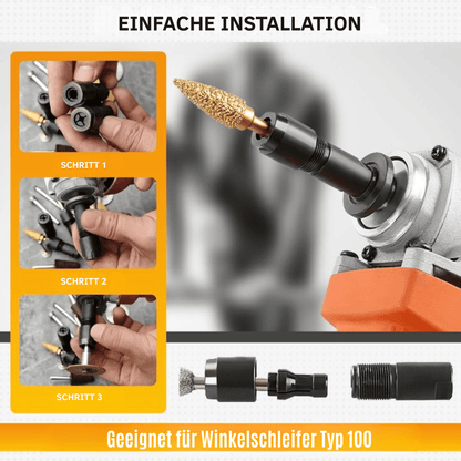 Angle Grinder Adapter Grinding Polishing & Cutting M10 Spindle