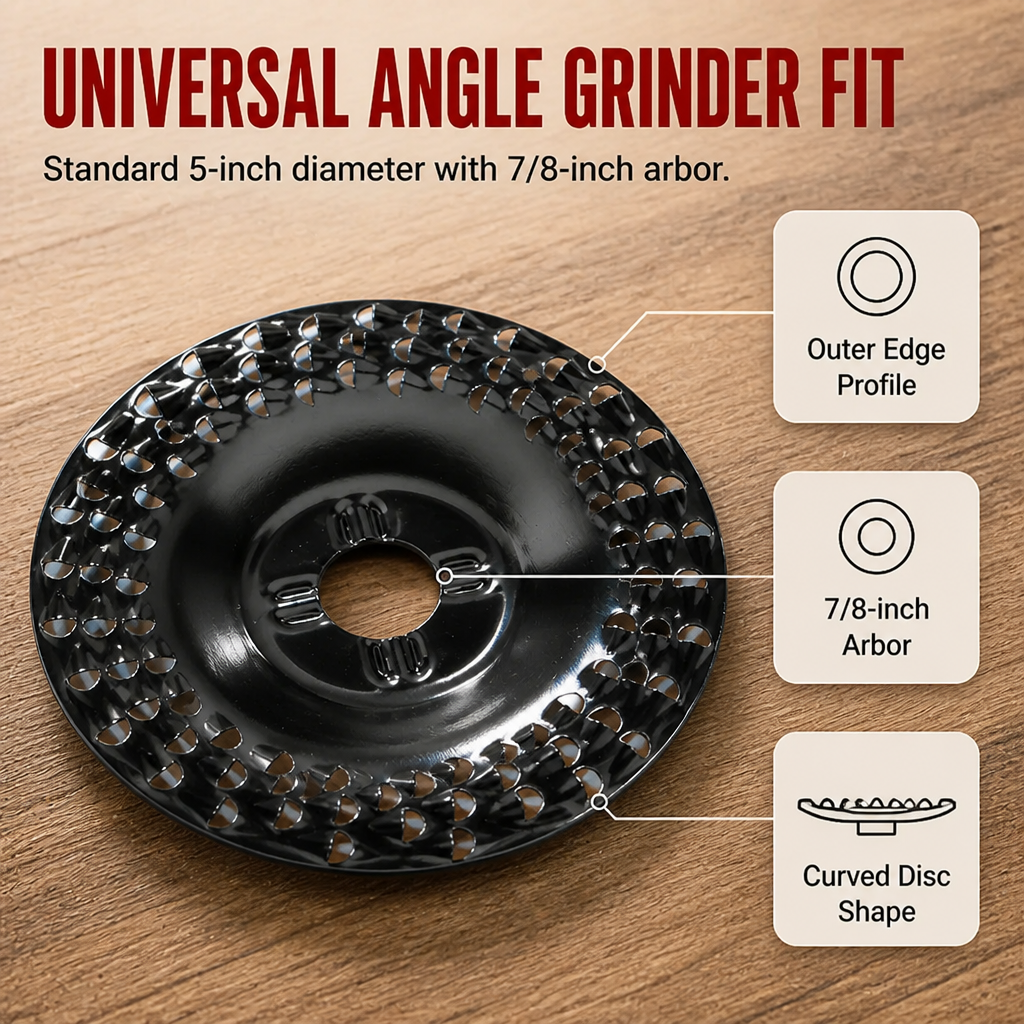 Angle Grinder Disc Open Channel Forged Carbon Steel