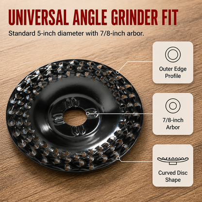 Angle Grinder Disc Open Channel Forged Carbon Steel
