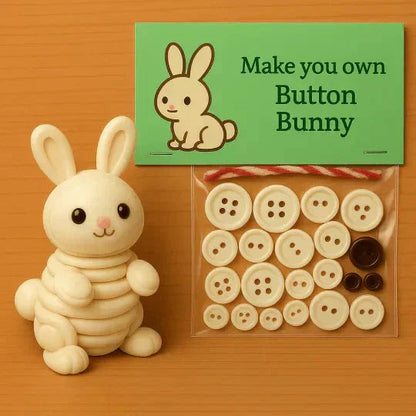 Animal Craft Kit All-In-One Buttons & Yarn