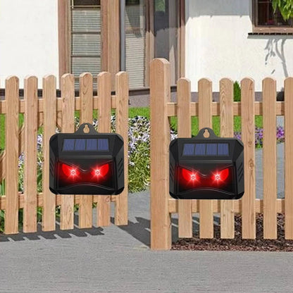 Animal Repeller Solar Ultrasonic & Blinking LED Pet-Safe