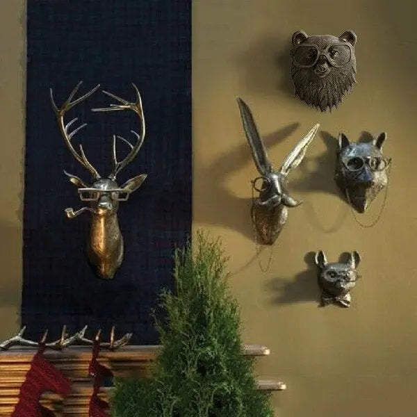 Animal Wall Decoration Hand-Painted Lightweight UV-Resistant