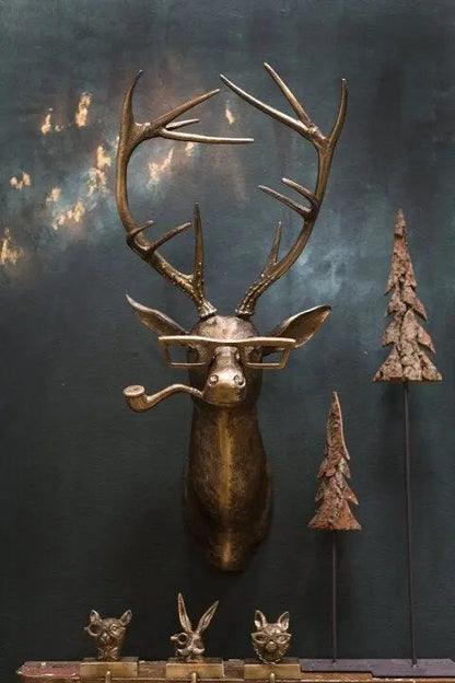 Animal Wall Decoration Hand-Painted Lightweight UV-Resistant