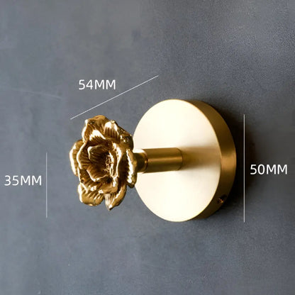 Animal Wall Hook Solid Brass Gold Finish