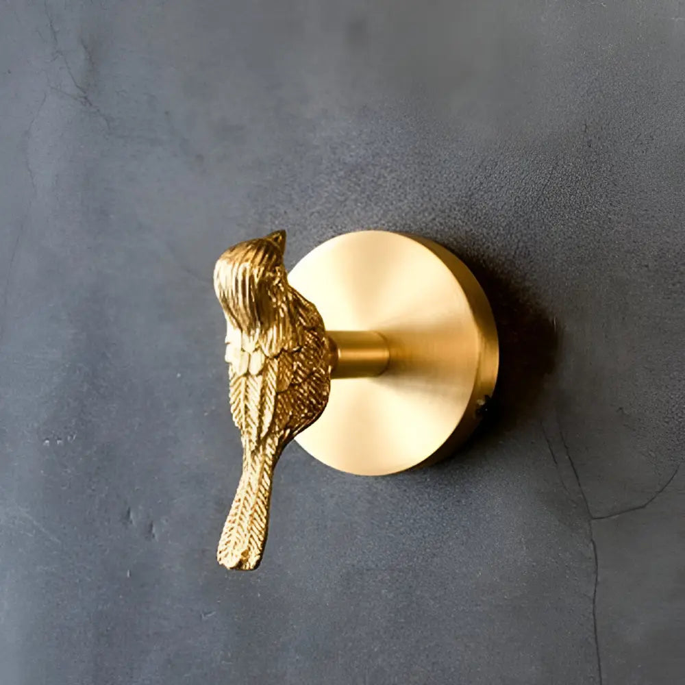 Animal Wall Hook Solid Brass Gold Finish