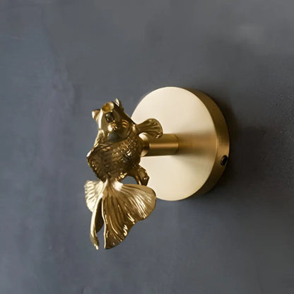 Animal Wall Hook Solid Brass Gold Finish