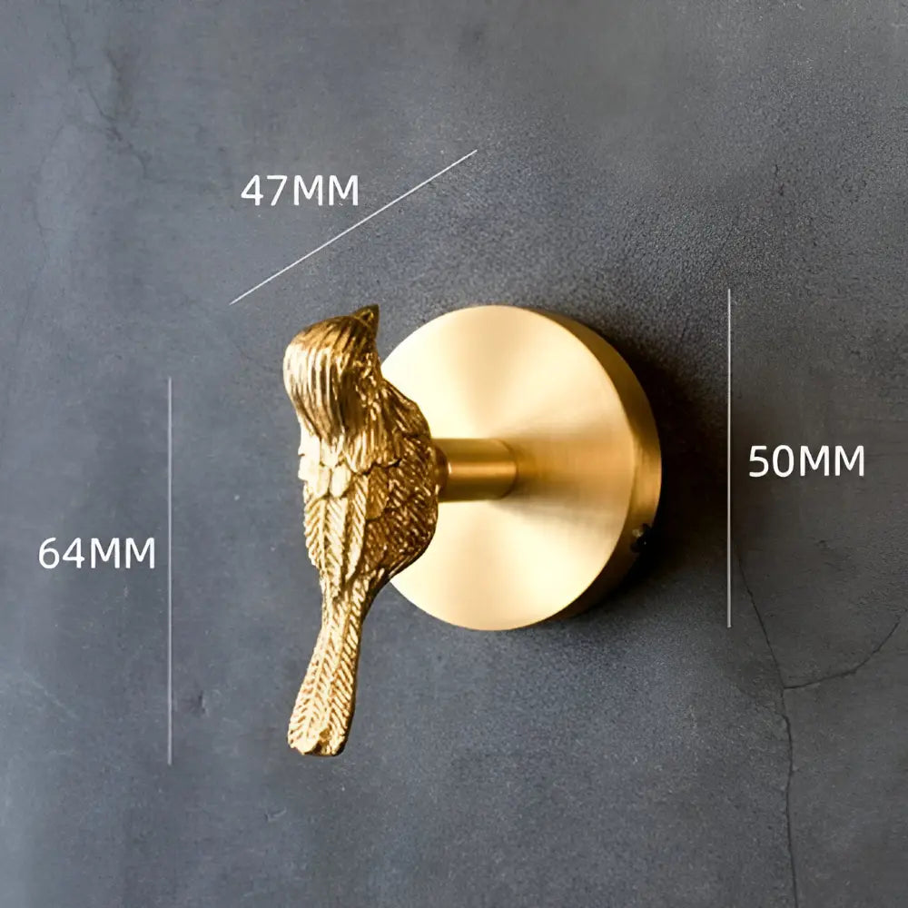 Animal Wall Hook Solid Brass Gold Finish