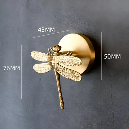Animal Wall Hook Solid Brass Gold Finish