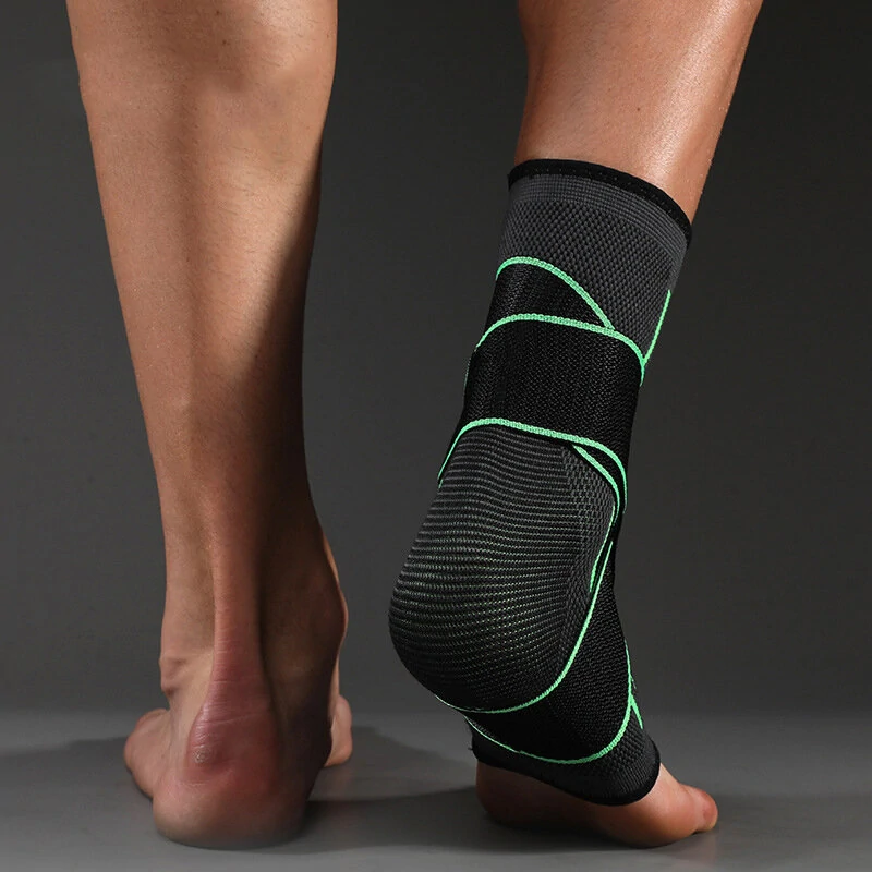 Ankle Brace Adjustable Compression Velcro Strap & Breathable Fabric