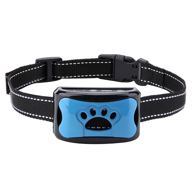 Anti-Bark Collar Ultrasound & Vibration Adjustable Fit USB Rechargeable