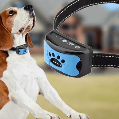 Anti-Bark Collar Ultrasound & Vibration Adjustable Fit USB Rechargeable