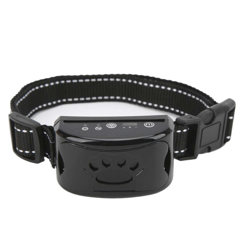 Anti-Bark Collar Ultrasound & Vibration Adjustable Fit USB Rechargeable