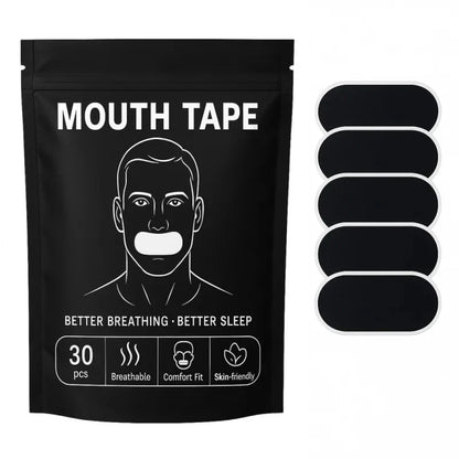 Anti-Snoring Mouth Strips Breathable Skin-Friendly 30-Pack
