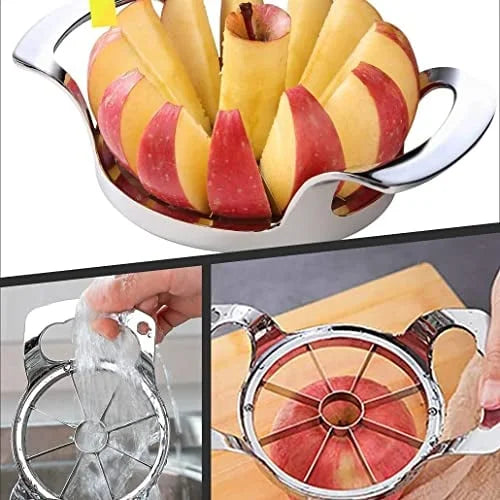 Apple Slicer 12-Slice Stainless Steel & Ergonomic Handles
