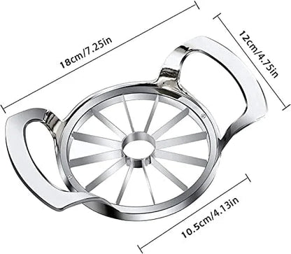 Apple Slicer 12-Slice Stainless Steel & Ergonomic Handles