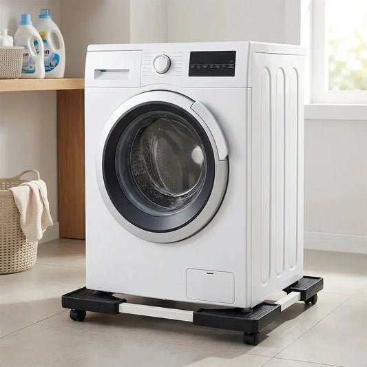 Appliance Dolly Adjustable Heavy-Duty Metal Swivel Casters & Brakes