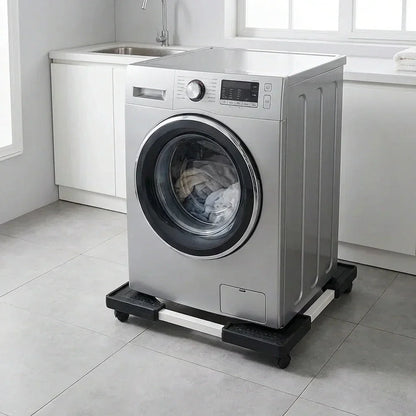 Appliance Dolly Adjustable Heavy-Duty Metal Swivel Casters & Brakes