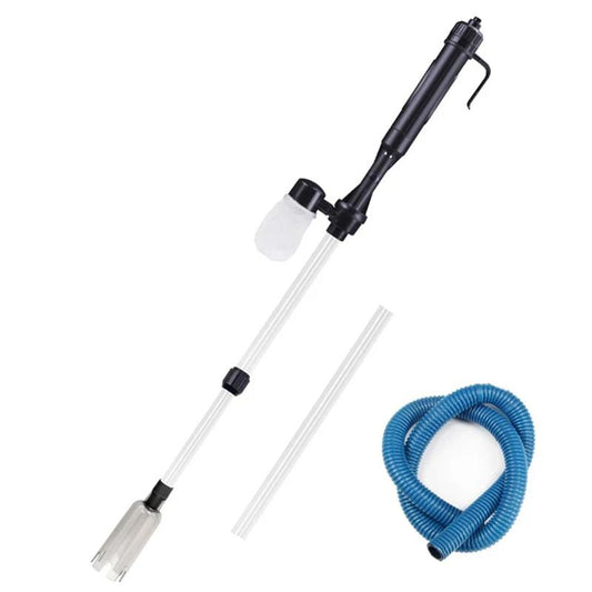 Aquarium Gravel Vacuum Automatic Battery-Powered Adjustable Tubes