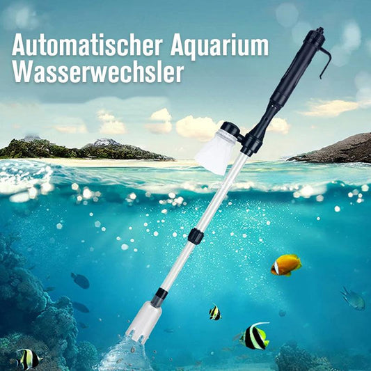 Aquarium Water Changer Battery-Powered Adjustable Tubes & Filter Bag