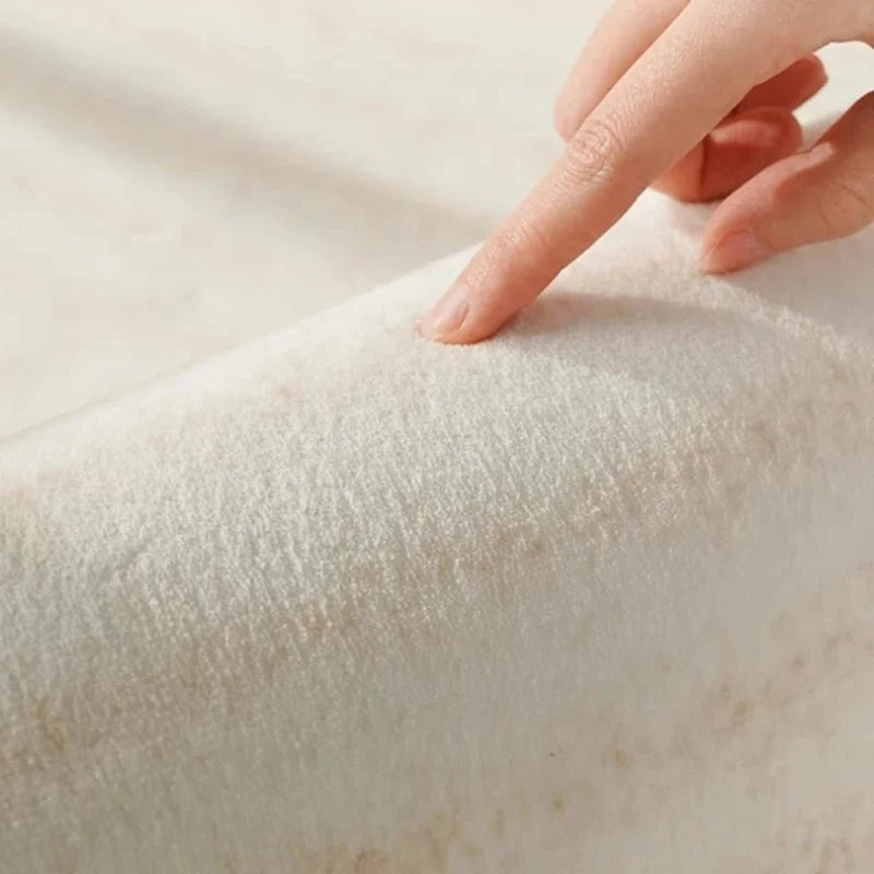 Area Rug Soft Pile & Wave Texture