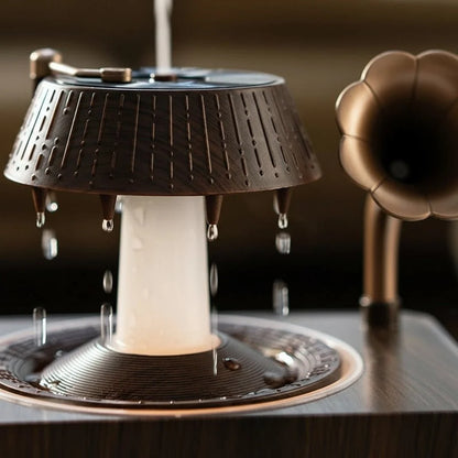 Aroma Diffuser Gramophone Style Rain Effect LED Timer