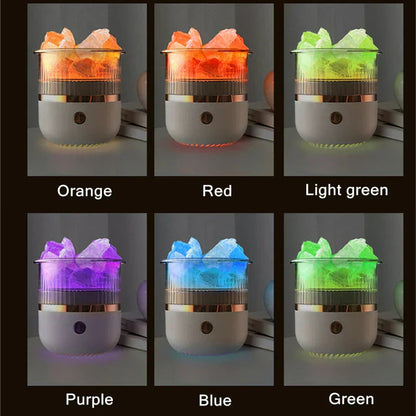 Aroma Diffuser Himalayan Salt Lamp Ultrasonic 160ml Tank