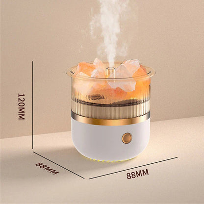 Aroma Diffuser Himalayan Salt Lamp Ultrasonic 160ml Tank