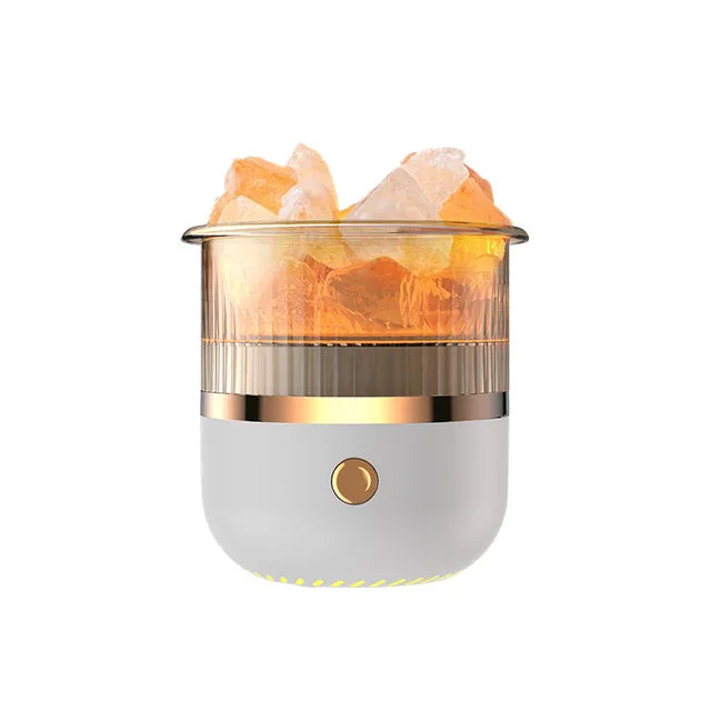 Aroma Diffuser Himalayan Salt Lamp Ultrasonic 160ml Tank