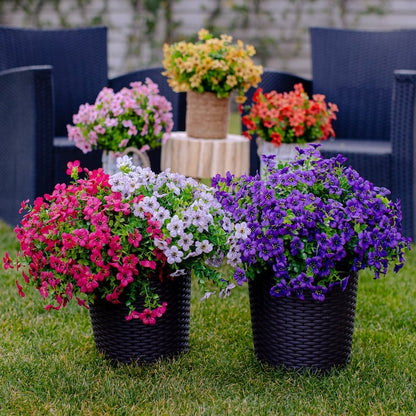 Artificial Flower Set Lifelike UV-Resistant & Colorfast
