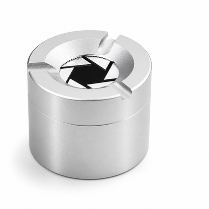 Ashtray Stainless Steel Odor-Tight Twist Lid