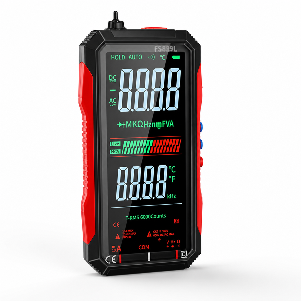Auto-Range Backlit USB-Rechargeable Digital Multimeter