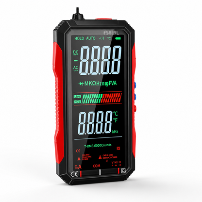 Auto-Range Backlit USB-Rechargeable Digital Multimeter