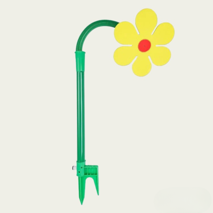 Auto Rotating Lawn Sprinkler Fine Mist Cooling Ground Spike