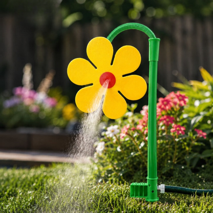 Auto Rotating Lawn Sprinkler Fine Mist Cooling Ground Spike