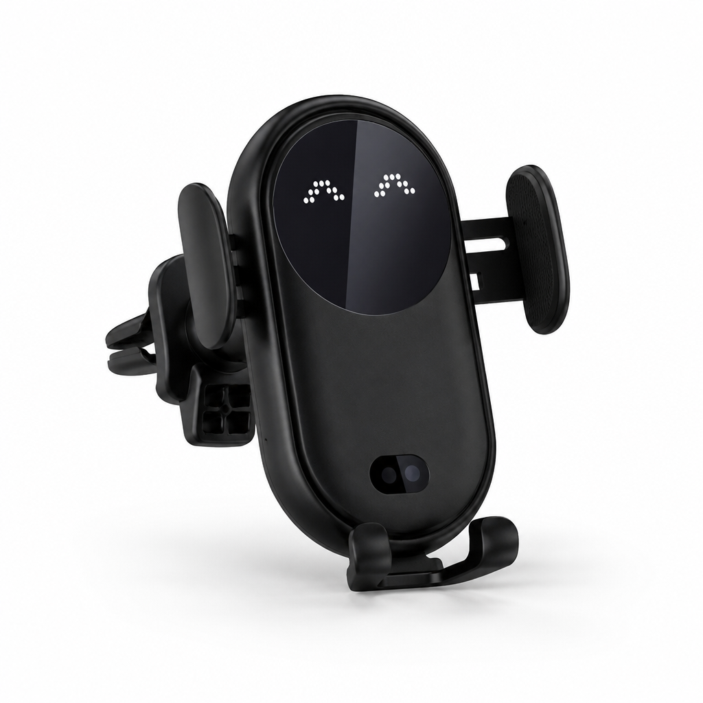 Automatic Clamping Mount Wireless Car Charger (15W Fast Charging)