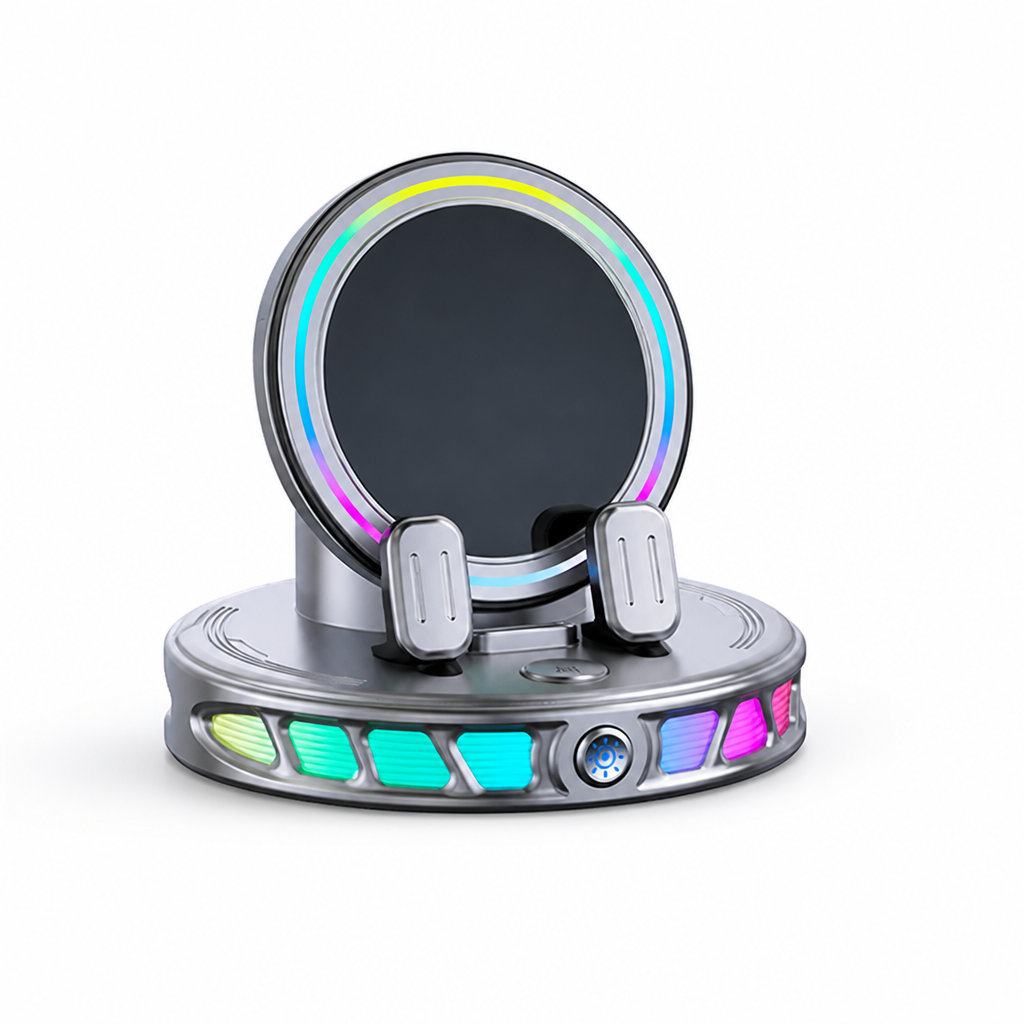 Automatic One-Hand RGB Car Phone Mount