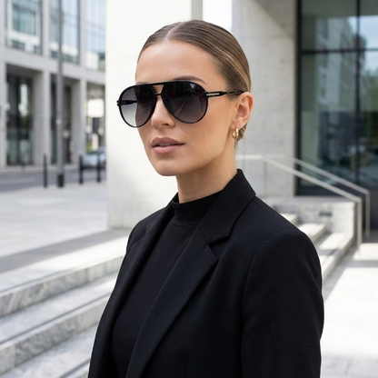 Aviator Sunglasses Oversized Retro UV400 Protection