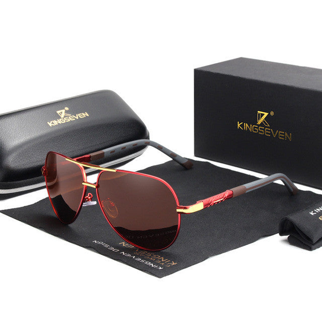 Aviator Sunglasses Polarized UV400 Scratch-Resistant Lenses