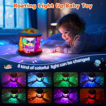 Baby Night Light Rotating Sea Animals & Soothing Melodies