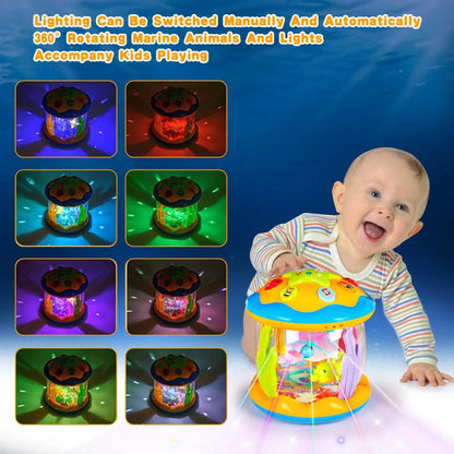 Baby Night Light Rotating Sea Animals & Soothing Melodies
